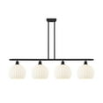 thumbnail image 6 of Innovations Lighting - White Venetian - 4 Light Stem Hung Island In Modern, 6 of 7
