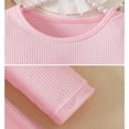 thumbnail image 7 of Frnrwgo Kids Girls Round Neck Dresses, Long Flutter Sleeve Bow Mesh Dress，Fashionable Graphic Princess Gown, 7 of 7