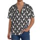 thumbnail image 1 of Fotbe Bowling Pins Camisa Estampada de Manga Corta para Hombre, Casual de Verano, Estilo Playero, Sin Arrugas-Medium, 1 of 5