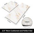 thumbnail image 5 of Anti-Fatigue Kitchen Rug Set of 2 Marble Golden Gold Modern Cushioned Kitchen Floor Mat, Standing Mat Waterproof Non-Slip Kitchen Mats and Rugs PVC Ergonomic Comfort Foam Rug for Kitchen, 5 of 6