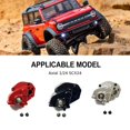 thumbnail image 3 of Wweixi Boîte de Vitesses de Réduction de la Résistance à la Corrosion pour 1/24 AXIAL SCX24 Crawler RC Voiture Partie Rouge, 3 of 6