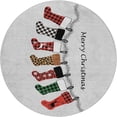 thumbnail image 2 of Addison Rugs Dream Shag Premium Machine Washable Transitional Stockings Gray Round Rug, 8' x 8', 2 of 8