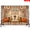 3*5ft, variant on CasaVelle 3x5ft Give Thanks Backdrop, Polyester Religious Cross & Pumpkin Tile for Fall Photo Booth