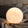 thumbnail image 4 of Lámpara de Luna Grande Giratoria con Impresión 3D, Luz de Luna Colgante, Luces de Noche para Habitación de Niños, Lámpara de Galaxia, Regalo para Niños, Niños y Niñas, 4 of 5