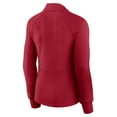 thumbnail image 3 of Women's Fanatics  Scarlet San Francisco 49ers Elements Quarter-Zip Jacket, 3 of 5