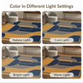 thumbnail image 7 of ODIKA 8'x10' Ultra-Soft Area Rug, Navy Mustard Geometric Art Bold Abstract Shapes with Accents Washable, Bare feet friendly, Silk-Touch for Bedroom, Under Sectional, 7 of 7