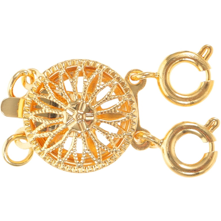Layered Necklace Clasp Womens Jewelry Clasp Hook Jewelry Supply Sunflower Jewelry  Clasp 