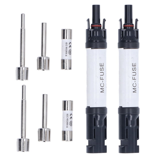Solar PV Connectors Set, IP68 Waterproof Waterproof Solar Fuse Connector 2Sets 1000V For Solar Panels For Solar Cables For Solar Controllers 20A