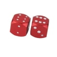 thumbnail image 4 of Casquillos de los Vástagos de válvula del Neumático Soledad 2x Dados Color rojo, 4 of 8