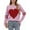 2-Pink, variant on Ruimatai Women's Valentine Heart Print Sweater Round Neck Knitted Pullover Casual Long Sleeve Tops