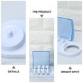 thumbnail image 2 of RUNROTOO Support de Rangement 1Pcs Blanc avec Matériau Abs Pc et Support de Charge, 2 of 8