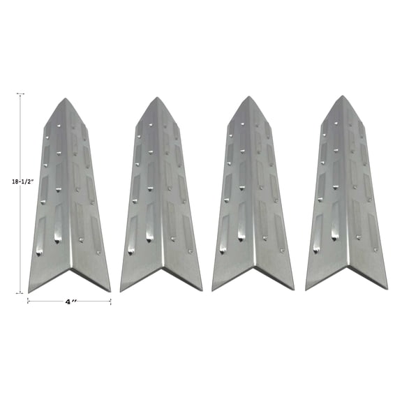 Replacement Stainless Steel Heat Plate for Wolf BBQ2 Series, BBQ48BI-LP, (4-PK) Gas Grill Models