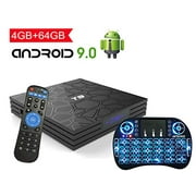 ARTRONIX T9 TV Box, Android 9.0 TV Box 4GB RAM 64GB ROM Quad-Core Cortex-A53 Processor RK3328, Bluetooth 4.1 + Wireless