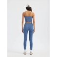 thumbnail image 4 of Acid Washed Strapless Ribbed Crop Top, 4 of 5