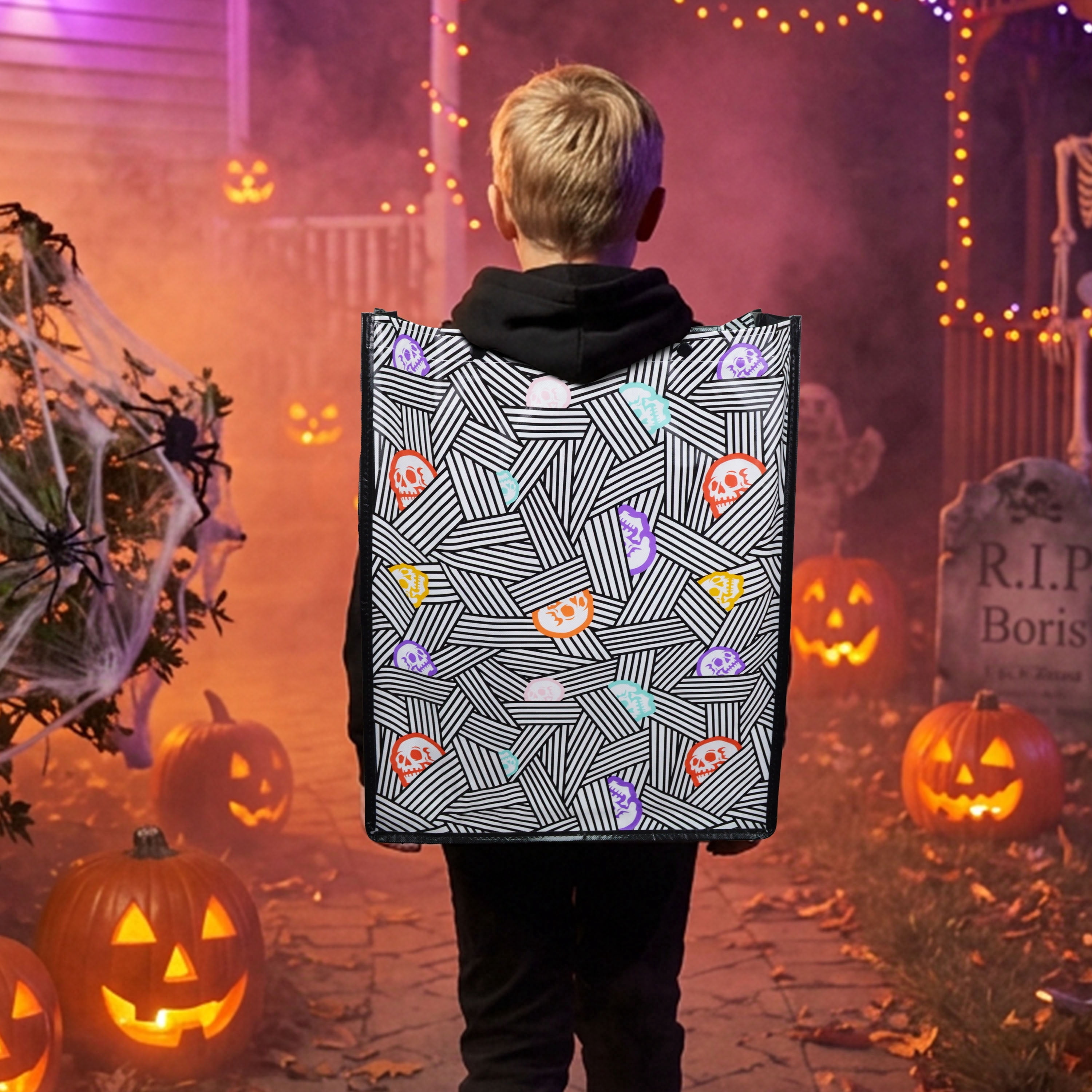 Skull Trick-or-Treat Backpack, Multicolor, Halloween by Way To Celebrate