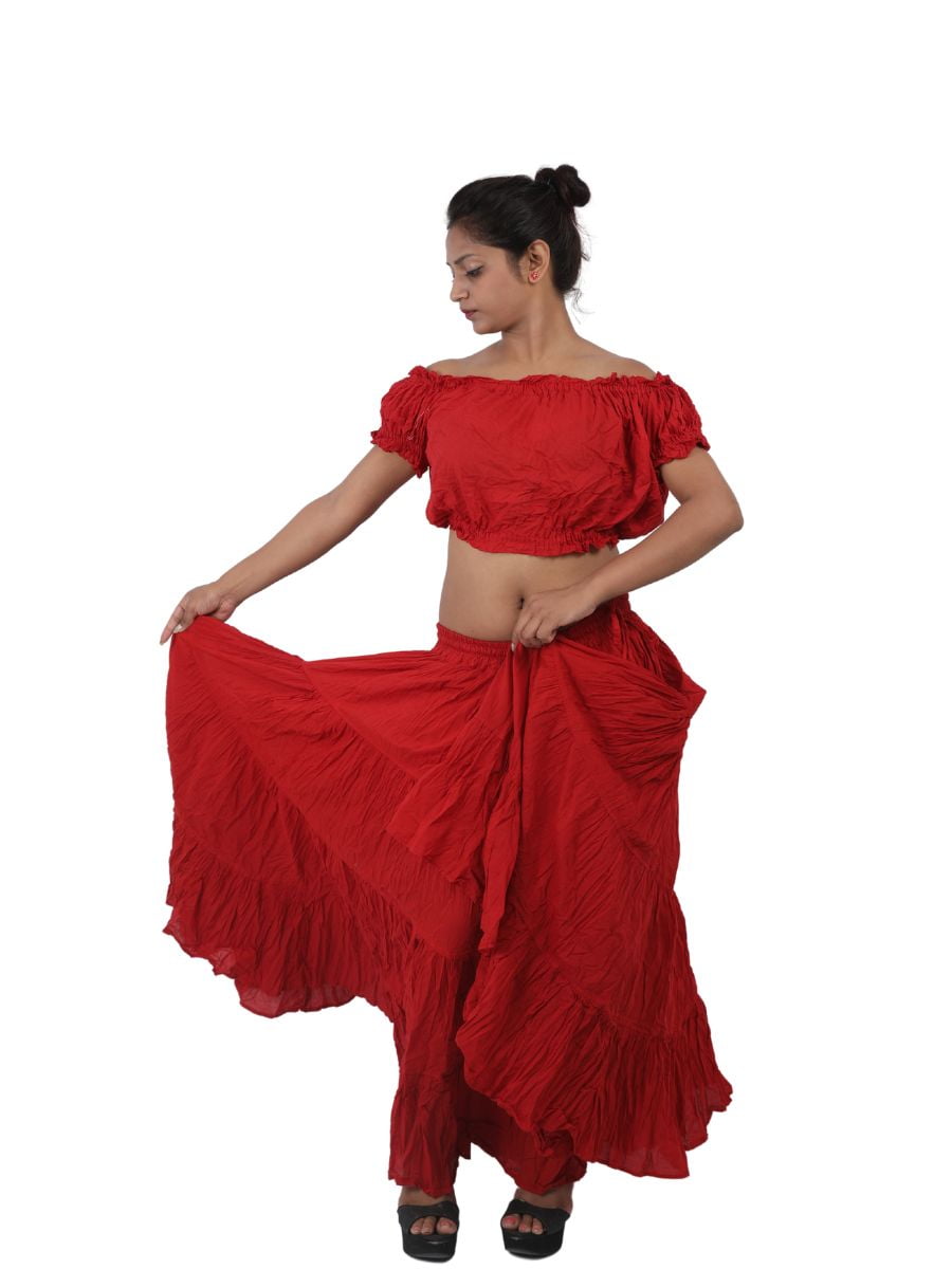  Yeahdor Womens Latin Tango Professional Dance Skirt Rumba  Ruffles Ruched Side Irregular Swing Dancewear Black Medium : Clothing,  Shoes & Jewelry