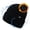 92688_black, variant on Men's & Women's Winter Beanie Waterproof, Fleece Lined Knit Cap Big Heads – Durable Water-Proof Hat for All-Weather Warm Rain, Black Small Medium