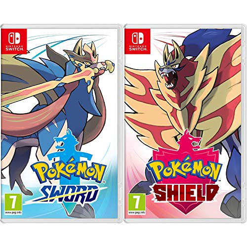 Pokemon Sword Pokemon Shield 2 Game Bundle Nintendo Switch Walmart Com