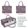 thumbnail image 2 of Large Capacity Tote Bag,Pink Breast Cancer and Love Handbag Fashion Luxury Tote Bag,15.7"x13"x 5.1" Inches,Laptop Compatible, 2 of 6