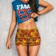 thumbnail image 3 of Lsque Vintage maple leaf autumn Pattern High Waisted Biker Shorts for Women-Tummy Control Fitness Athletic Workout Running Yoga Gym Shorts,Moisture-Wicking-Medium, 3 of 9