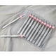 thumbnail image 4 of 12 piezas pinzas planas de acero inoxidable decoración de corazón pinza para cejas cuidado personal removedor de pelo, 4 of 5