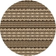 thumbnail image 1 of Ahgly Company Machine Washable Indoor Round Transitional Night Red Area Rugs, 7' Round, 1 of 7