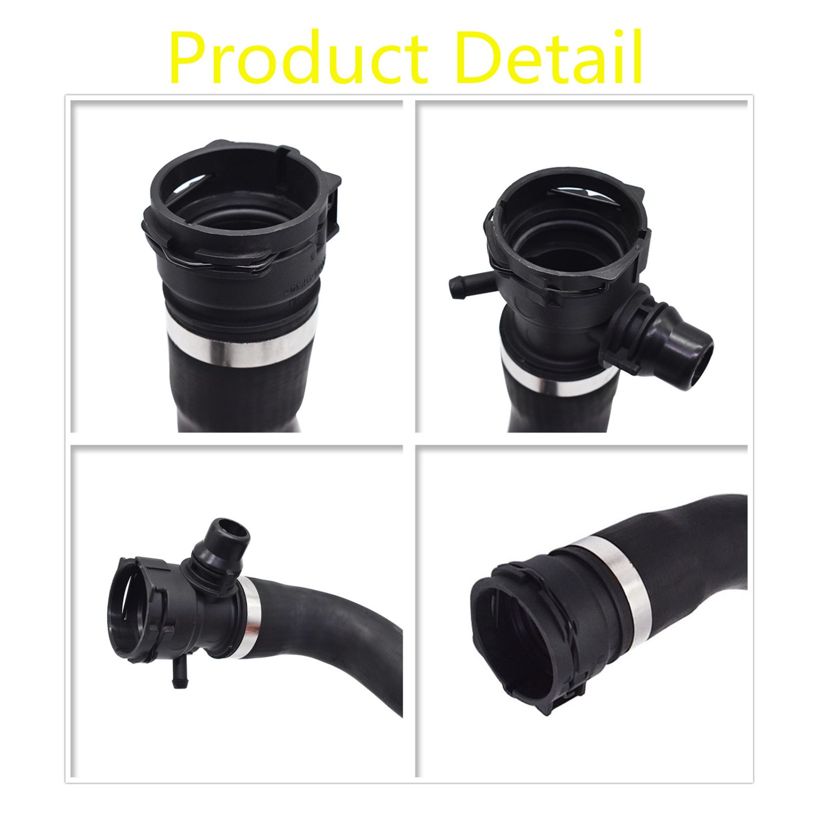 Upper Radiator Coolant Hose 17127540127 Replacement for BMW 135i