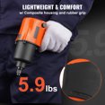thumbnail image 4 of VEVOR Air Impact Wrench 1/2" Square Drive 880ft-lbs 7500 RPM Nut-busting Torque, 4 of 9