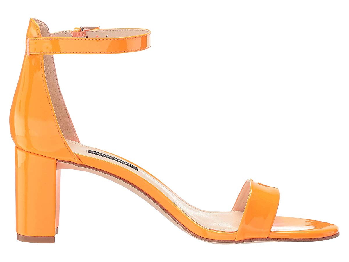 nine west orange heels