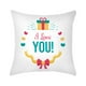 thumbnail image 1 of Fiudx Ofertas Flash Del Día Funda De Almohada Para El Día De San Valentín, Funda De Cojín Con Purpurina Para Sofá, Decoración Del Hogar, 1 Ud., 1 of 2