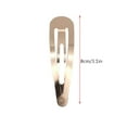 thumbnail image 3 of Sonducket Paquete de 2 horquillas BB Premium, útiles, prácticos, simples, encantadores, Clip lateral, herramientas de estilismo delicadas clásicas para Ropa, zapatos y accesorios Miscelánea Tipo3 Sonducket AP009341-03, 3 of 6