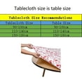 thumbnail image 3 of Round Fitted Tablecloth,Flannel Table Cloth With Elastic Edge,water Proof Oil Proof PVC Table Cover For Living Room Dining Room-F-150cm~180cm, 3 of 7