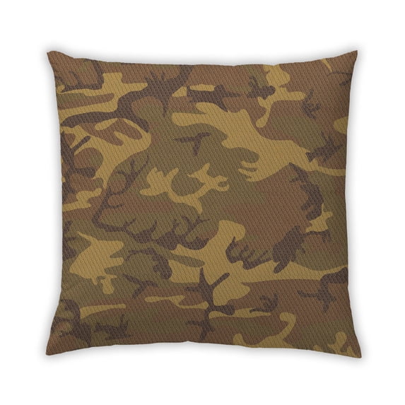 Ahgly Company Outdoor Square Contemporary Throw Pillow, 18 inch by 18 inch