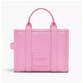 thumbnail image 2 of Marc Jacobs Womwns The Leather Medium Tote Bag Fluro Candy Pink One Size H004L01PF21-69, 2 of 8