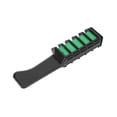 thumbnail image 2 of Temporary Hair Chalk Comb, Handheld  Hair Colour Easy Use Bright Color Lightweight Hair Dye Comb Disposable  For Hair Dye For Christmas For Women Dark Fluorescent Green, 2 of 8