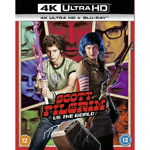 Scott Pilgrim Vs. The World (4K Ultra HD) Jason Schwartzman Brie Larson Mary Elizabeth Winstead