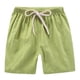 thumbnail image 5 of Odeerbi 2-10 Años Niños Niñas 3 Pcs Verano Algodón Lino Pantalones Cortos Entrenamiento Deportivos Cortos Lindo Color Sólido Pantalones Cortos Suaves Respirables, 5 of 9