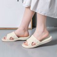 thumbnail image 2 of Anuirheih Slip on Sandals Women,Non-slip Soft Bottom Bathroom Household Non-slip Lightweight Slippers Non-slip Soft Bottom Bathroom Household Lightweight Slippers(White), 2 of 7