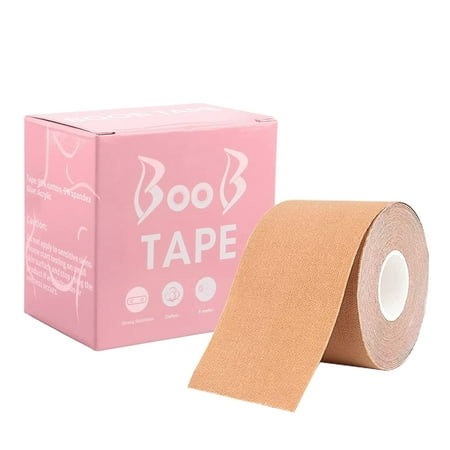 

5m/roll Breast Tape Elastic Skin-friendly Nipple Cover Sticker Invisible Bras