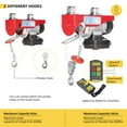 Electric Hoist, 880 Lbs Automatic Lift Electric Cable Hoist with ...