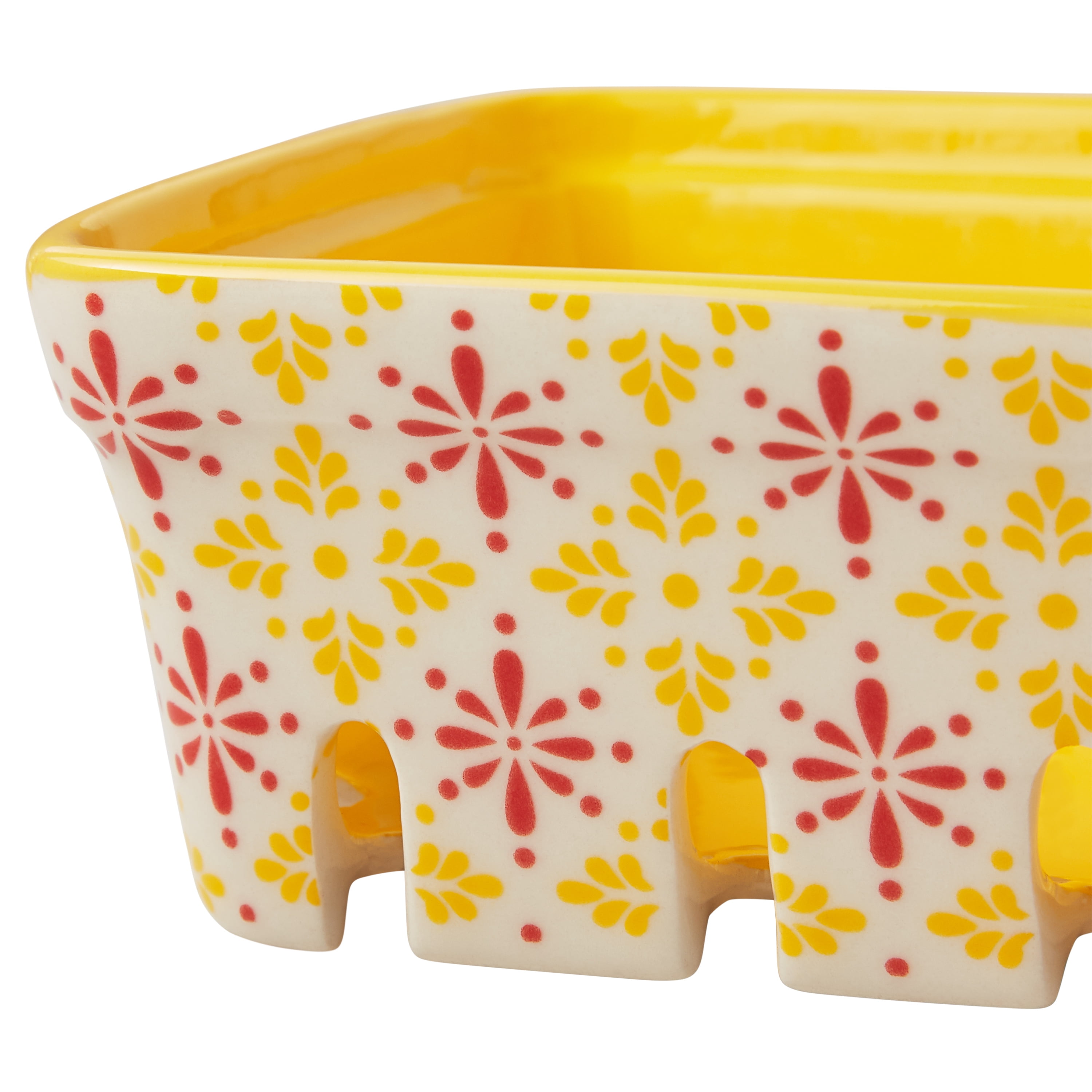 The Pioneer Woman Fancy Flourish 3-Piece Ceramic Fruit Basket Set