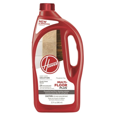 Hoover 2X Concentrated Multi-Floor Plus Hard Floor Cleaning Solution 32 oz, AH30425