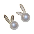 thumbnail image 1 of Pendientes de tuerca Sirena Perla Animal Minnieouse para Navidad Halloween Acción de Gracias, 1 of 6