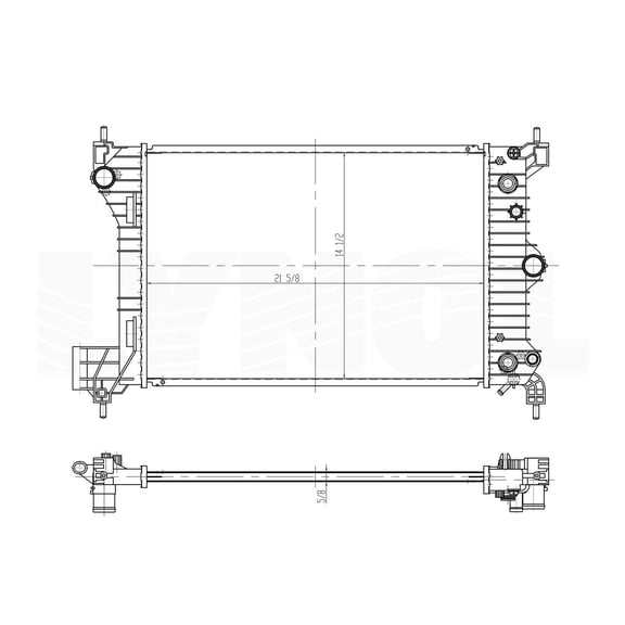 Radiator Compatible with Chevrolet Sonic QL
