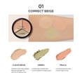 thumbnail image 4 of the SAEM - Cover Perfection Triple Pot Concealer #01 Correct Beige (4.5g), 4 of 7