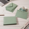 thumbnail image 6 of HOHAHO 100 pack Sage Green A7 Envelopes for 5x7 Cards,Self Adhesive with Golden Wax Stickers,Perfect for Wedding Invitation, Greeting, Birthday Baby Shower Invitations(Envelope 5.25 x 7.25 ), 6 of 8