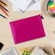 thumbnail image 3 of Bolsa de archivo A5 Football Pattern - Organizador de datos con cremallera de lona engrosada, bolsa de papelería de 9,4x7,1 pulgadas para oficina y viajes, 3 of 5