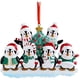 thumbnail image 1 of Árbol De Navidad Personalizado Pingüino Familia Adorno Diy Madera Manuscrita Decoración Colgantes Para Regalo De Navidad Speravity HA040828-03, 1 of 6