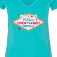 thumbnail image 4 of Inktastic Las Vegas 21st Birthday Women's V-Neck T-Shirt, 4 of 5
