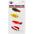 thumbnail image 1 of Delta Tackle D-99801 Spoon Kit, Assorted, 4/Pack, 1 of 1